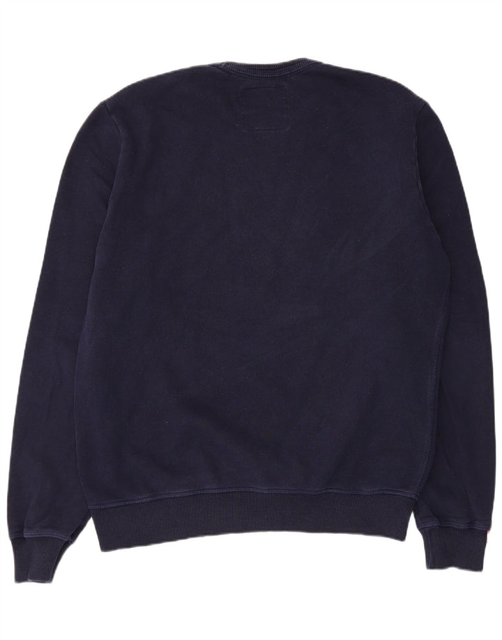 Ανδρικό φούτερ Superdry Jumper Large Navy Blue από βαμβάκι