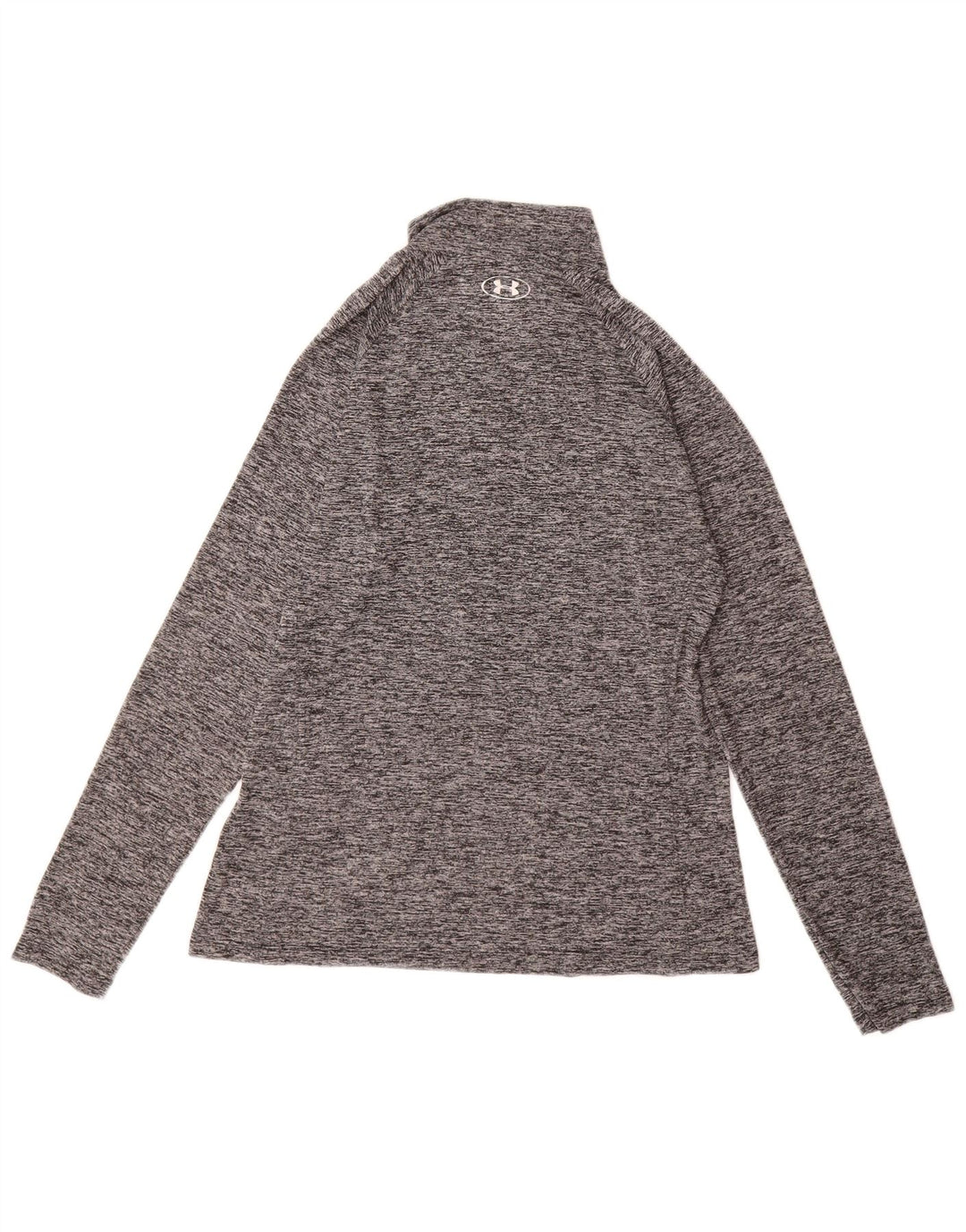 Under Armour Γυναικείο Heat Gear Μακρυμάνικο UK 14 Μεγάλο Γκρι Πολυεστέρας