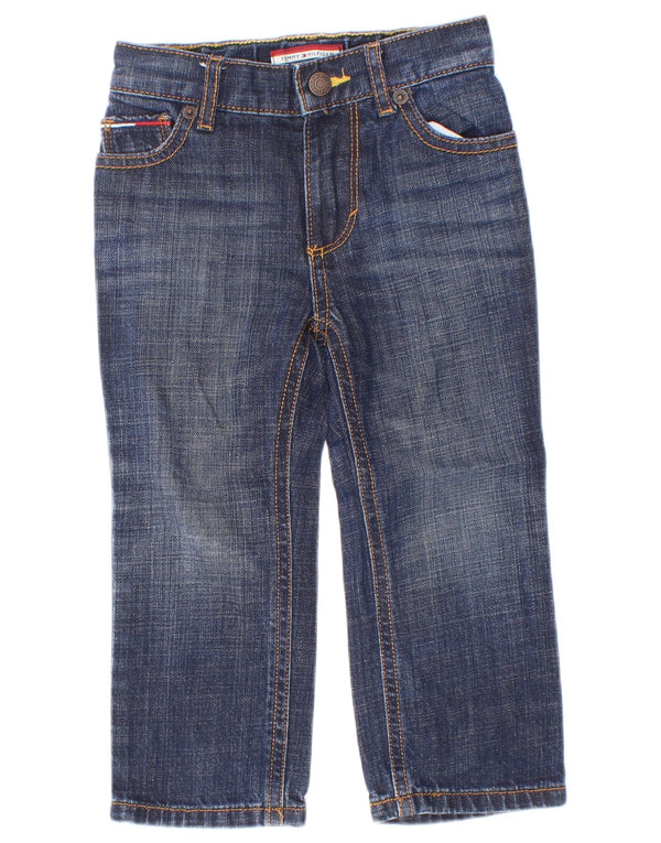 Tommy Hilfiger Baby Boys Straight Jeans 18-24 μηνών W20 L14 Μπλε βαμβακερό
