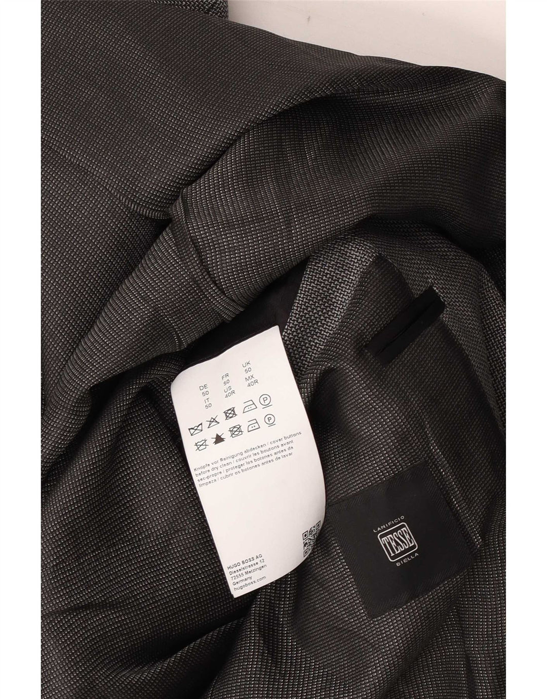Lanificio In Biella Ανδρικό σακάκι blazer UK 50 Large Grey