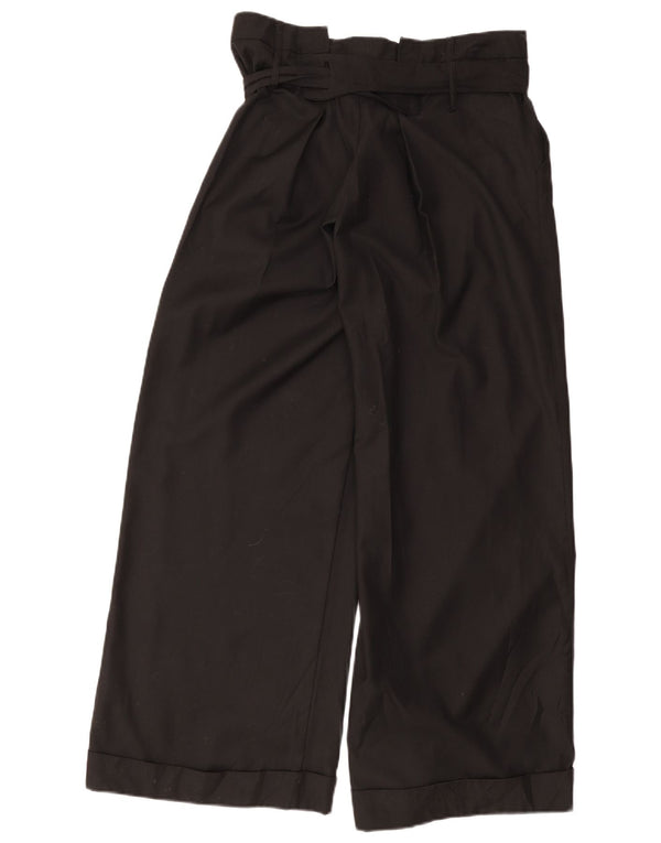 Topshop γυναικείο παντελόνι casual UK 12 Medium W32 L32 μαύρο πολυεστέρα