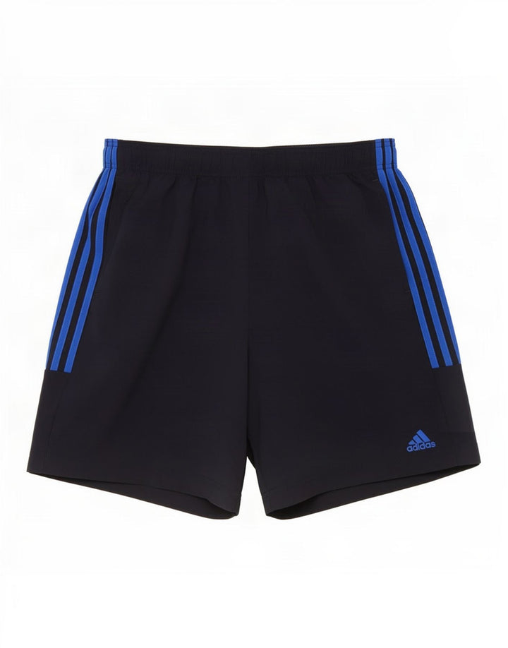 Ανδρικό αθλητικό σορτς Adidas μεγάλο μπλε ναυτικό πολυεστέρα