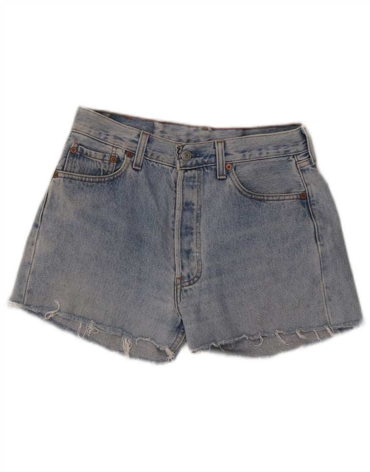 Γυναικείο τζιν σορτς Levi's 501 ψηλόμεσο W30 μεσαίο μπλε