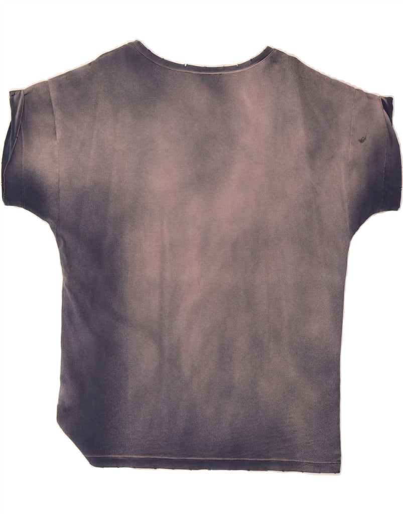 PIERRE BALMAIN Mens Graphic T-Shirt Top XS Navy Blue Tie Dye Designer Vintage Pierre Balmain and Second-Hand Pierre Balmain from Messina Hembry 