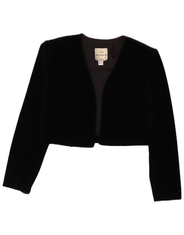 Joseph Ribkoff Γυναικείο βελούδινο μπουφάν Bolero UK 12 Medium Black