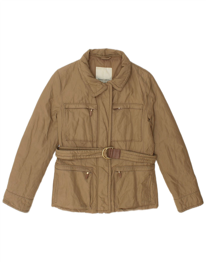 Henry Cottons Γυναικείο Μπουφάν Utility με Ζώνες IT 42 Medium Khaki Polyamide