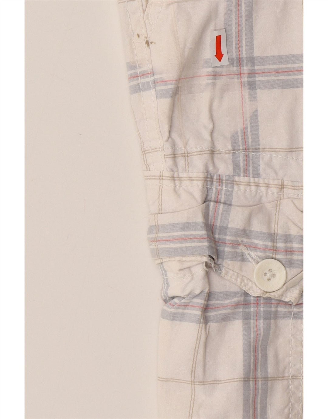 Ανδρικό σορτς Cargo CALVIN KLEIN W32, μεσαίο λευκό βαμβακερό