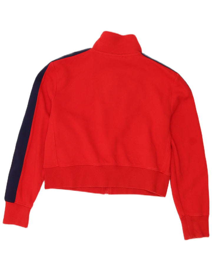 Superdry Γυναικεία φόρμα Crop Top Jacket UK 14 Large Red Colourblock