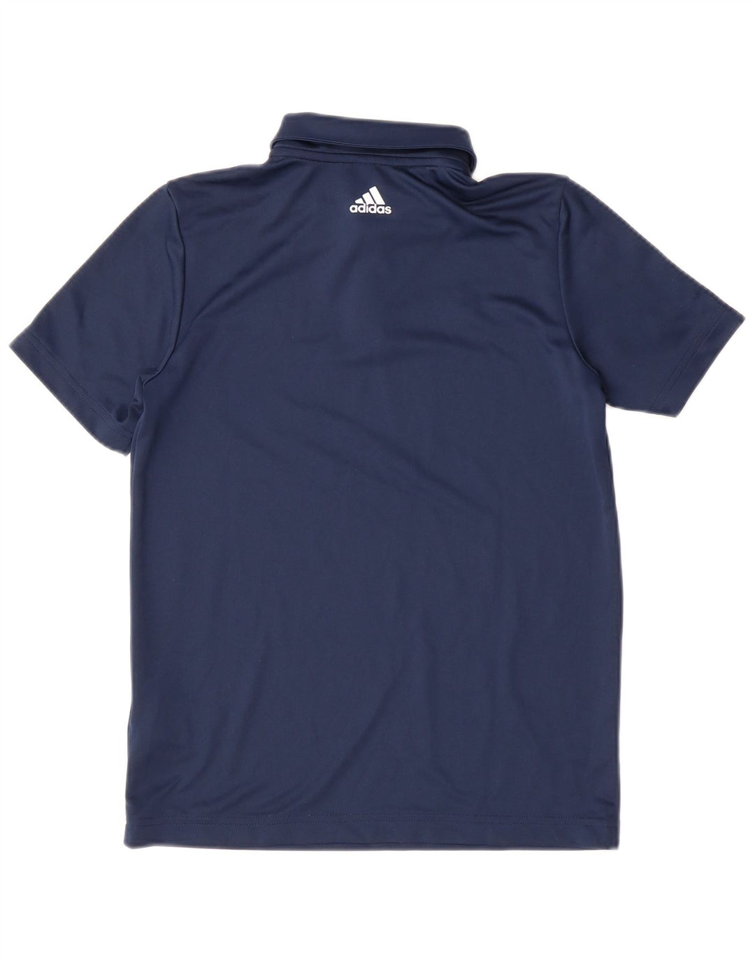 Πουκάμισο πόλο αγοριών ADIDAS 11-12 ετών Navy Blue Polyester