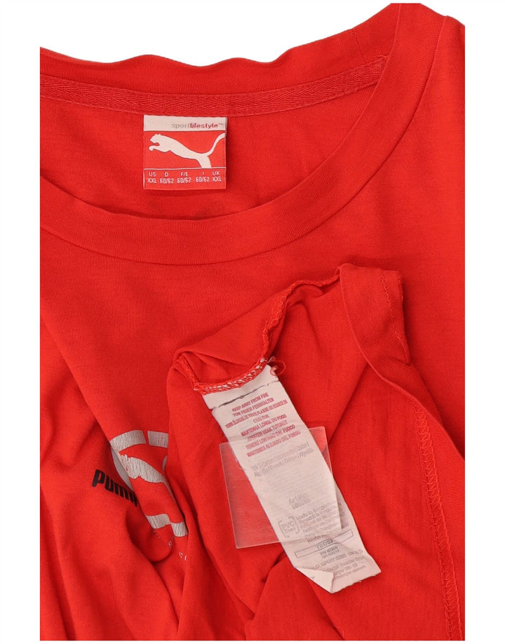 Ανδρικό γραφικό μπλουζάκι Puma Top 2XL Πορτοκαλί