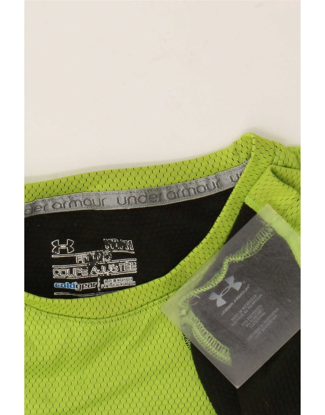Under Armour Γυναικείο Cold Gear Μακρυμάνικο UK 12 Μεσαίο Πράσινο Πολυεστέρας