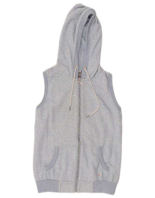 CHAMPION Γυναικείο πουλόβερ Classic Heritage με φερμουάρ UK 10 Small Blue