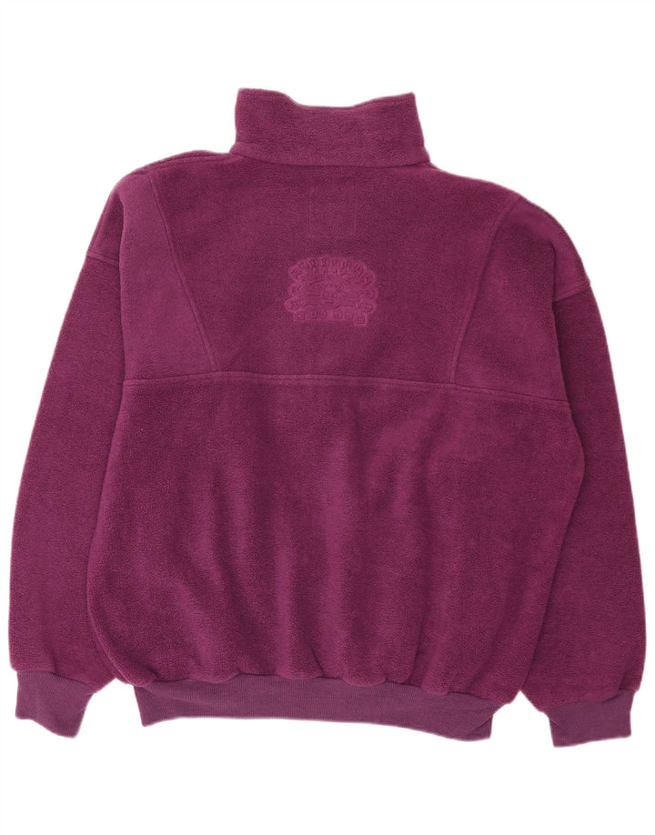 Vintage Γυναικείο Oversized Fleece Jacket UK 16 Large Purple