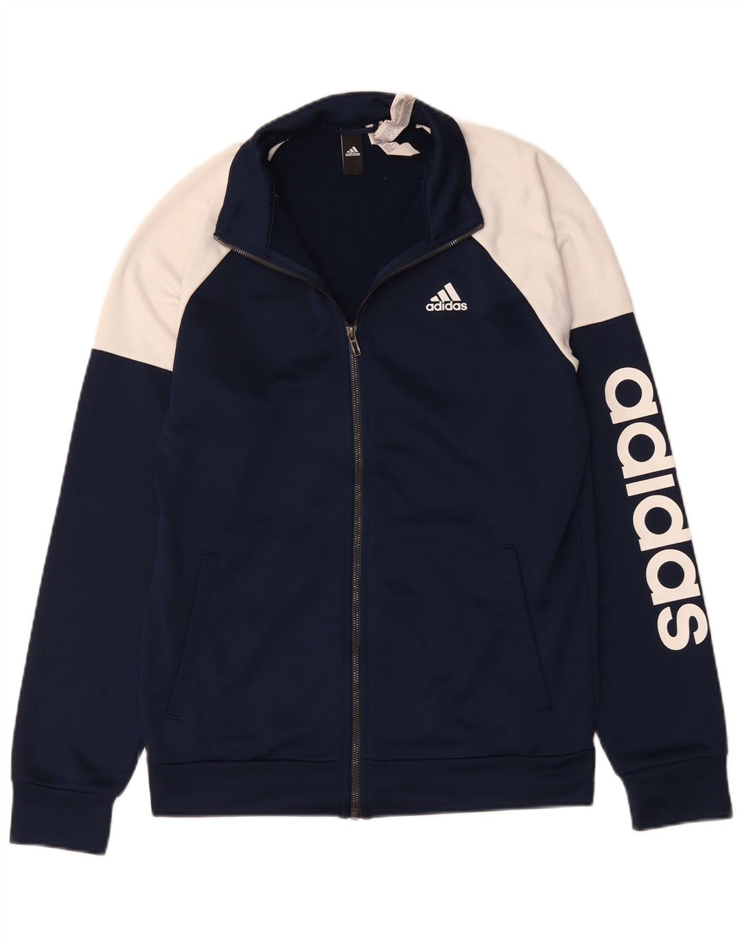 Ανδρική φόρμα Adidas Top Jacket UK 38/40 Medium Navy Blue Colourblock