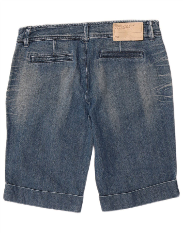 BENETTON Γυναικείο τζιν σορτς IT 44 Medium W32 Μπλε