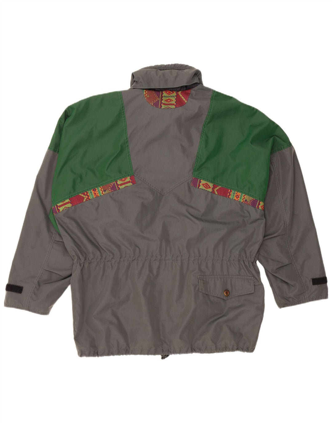 Vintage Ανδρικό Loose Fit Utility Jacket UK 38 Medium Grey Polyamide