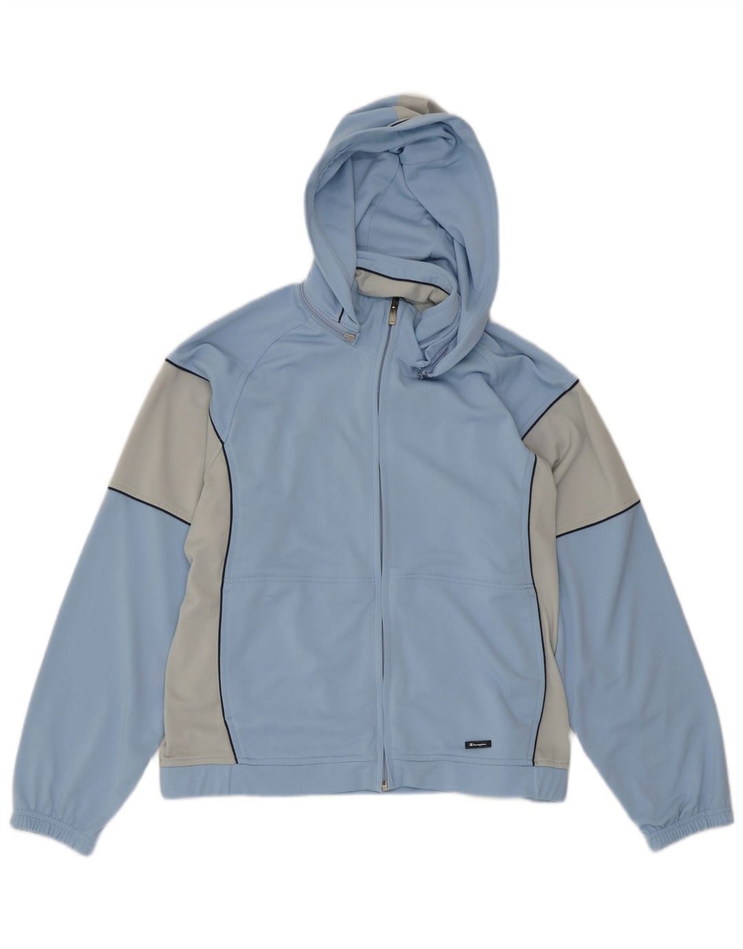 Ανδρική φόρμα με κουκούλα Champion Top Jacket μεσαίου μπλε χρώματος πολυεστέρας