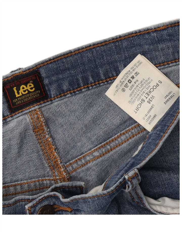 LEE Mens Denim Shorts W36 Large Blue Cotton Vintage Lee and Second-Hand Lee from Messina Hembry 