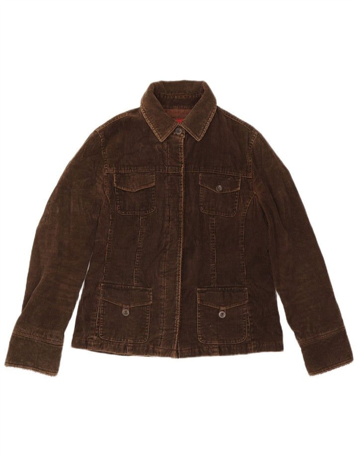 Γυναικείο κοτλέ μπουφάν MONSOON UK 10 Small Brown Βαμβακερό