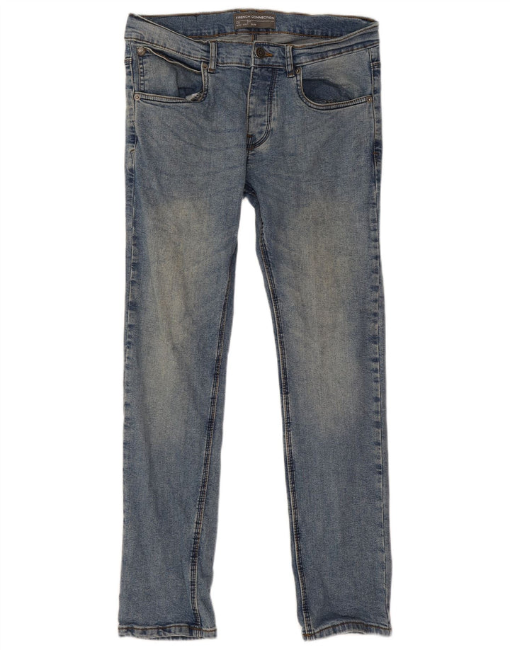 French Connection Ανδρικό Slim Jeans W32 L32 Μπλε βαμβακερό