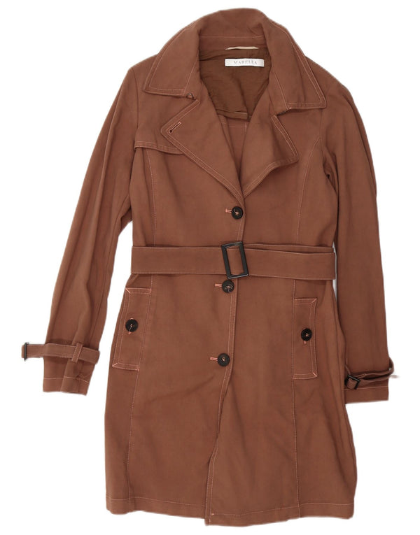 Γυναικεία καμπαρντίνα Marella UK 10 Small Brown Βαμβακερό