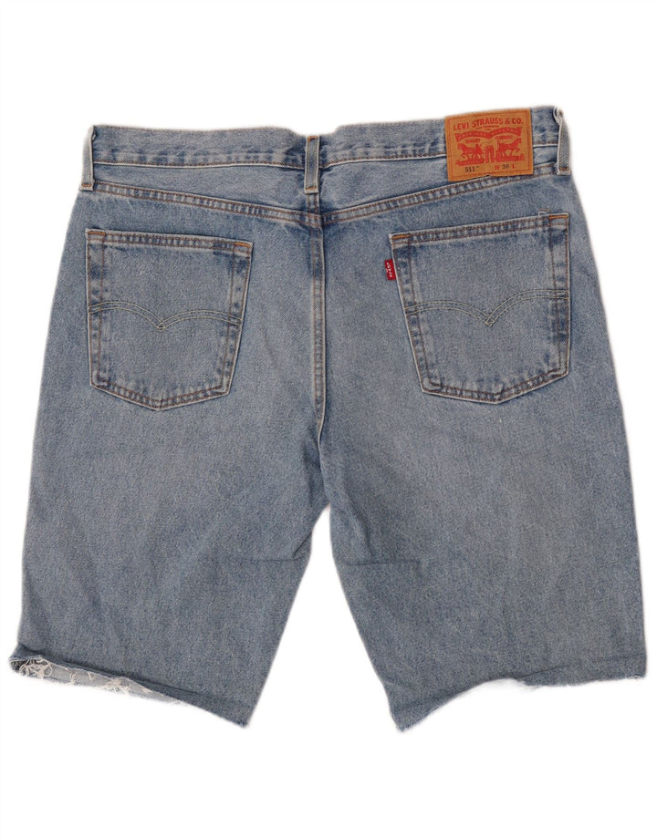 Ανδρικό τζιν σορτς Levi's 511 W36 μεγάλο μπλε βαμβακερό