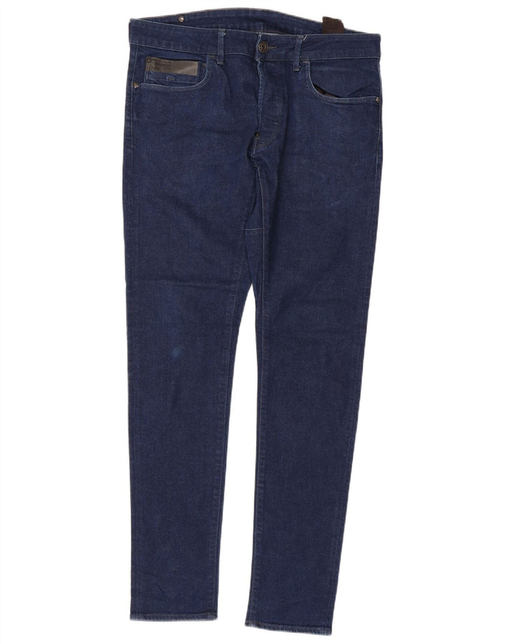 G-STAR Ανδρικό Slim Jeans W34 L32 Μπλε βαμβακερό