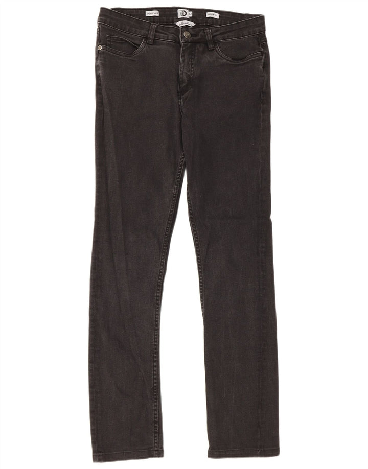 Dack's γυναικεία κανονική εφαρμογή ίσιο τζιν IT 42 Medium W28 L28 μαύρο βαμβακερό