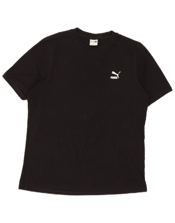 Ανδρικό T-Shirt Puma Top μεγάλο μαύρο βαμβακερό