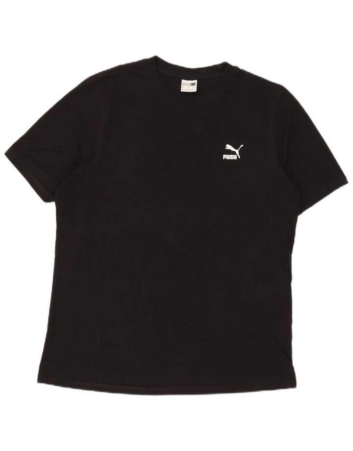 Ανδρικό T-Shirt Puma Top μεγάλο μαύρο βαμβακερό