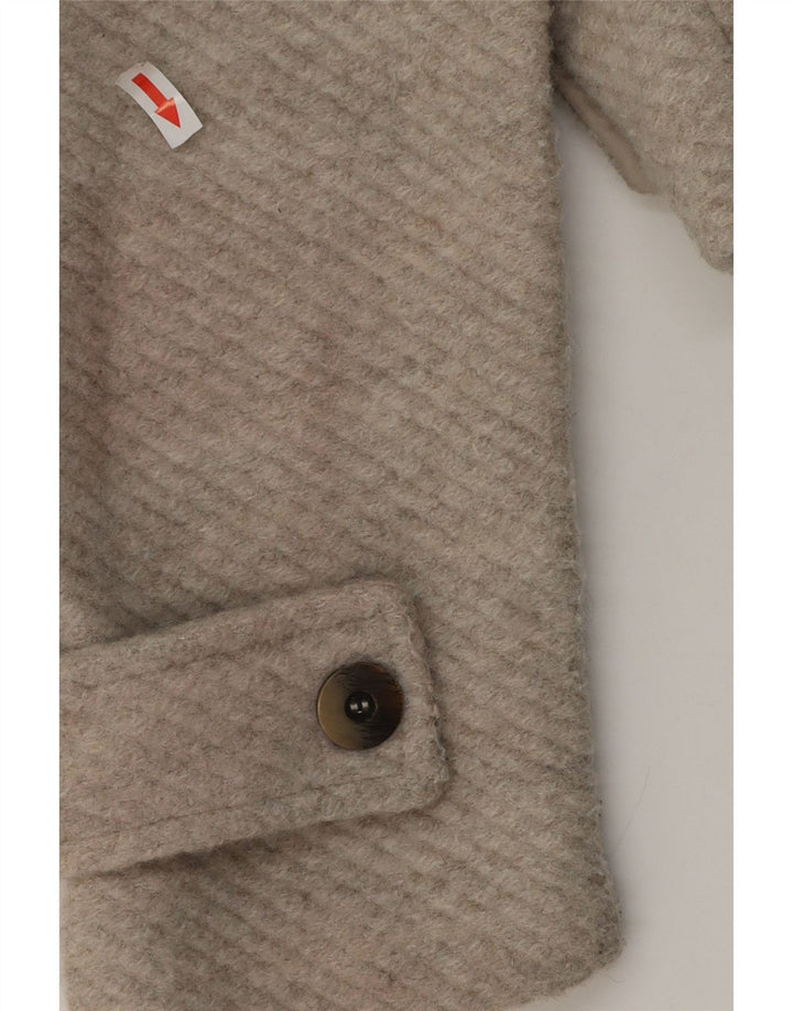 ZARA Γυναικείο Bomber Jacket UK 14 Medium Beige