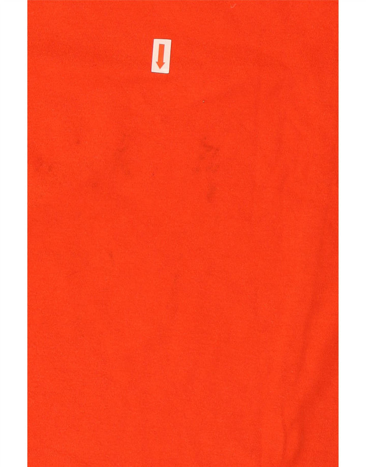Puma Boys T-Shirt Top 15-16 Years Orange Colourblock