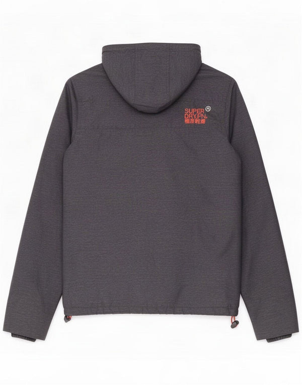 Superdry Γυναικείο Windcheater Hooded Windbreaker Jacket UK 6 XS Navy Blue