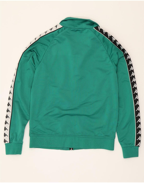 Ανδρική φόρμα γραφική Kappa Top Jacket Small Green Colourblock