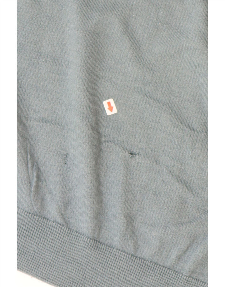 Marks & Spencer Ανδρικό Πόλο πουλόβερ με λαιμόκοψη XL Blue Modal