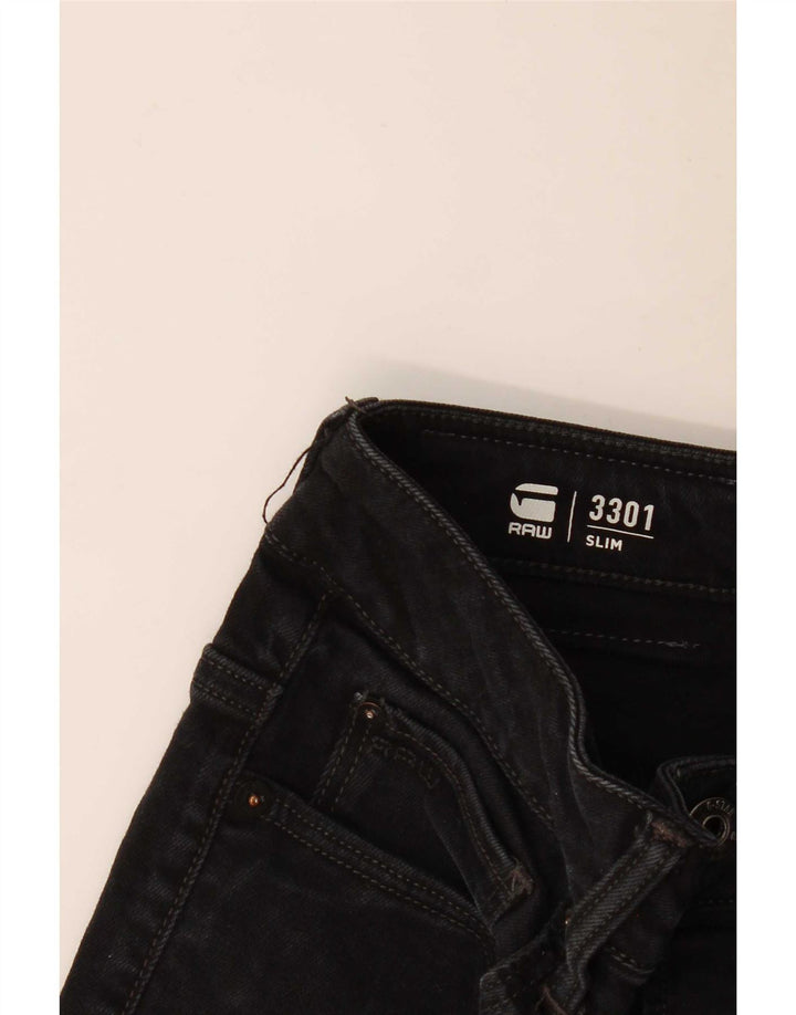 G-Star Γυναικείο 3301 Slim Jeans W30 L29 Μαύρο