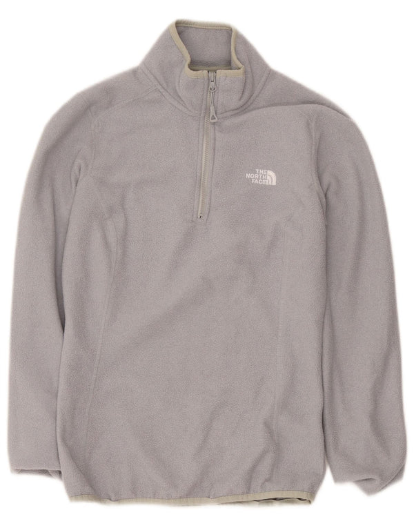 The North Face γυναικείο φερμουάρ Fleece Jumper UK 6 XS Grey Polyester