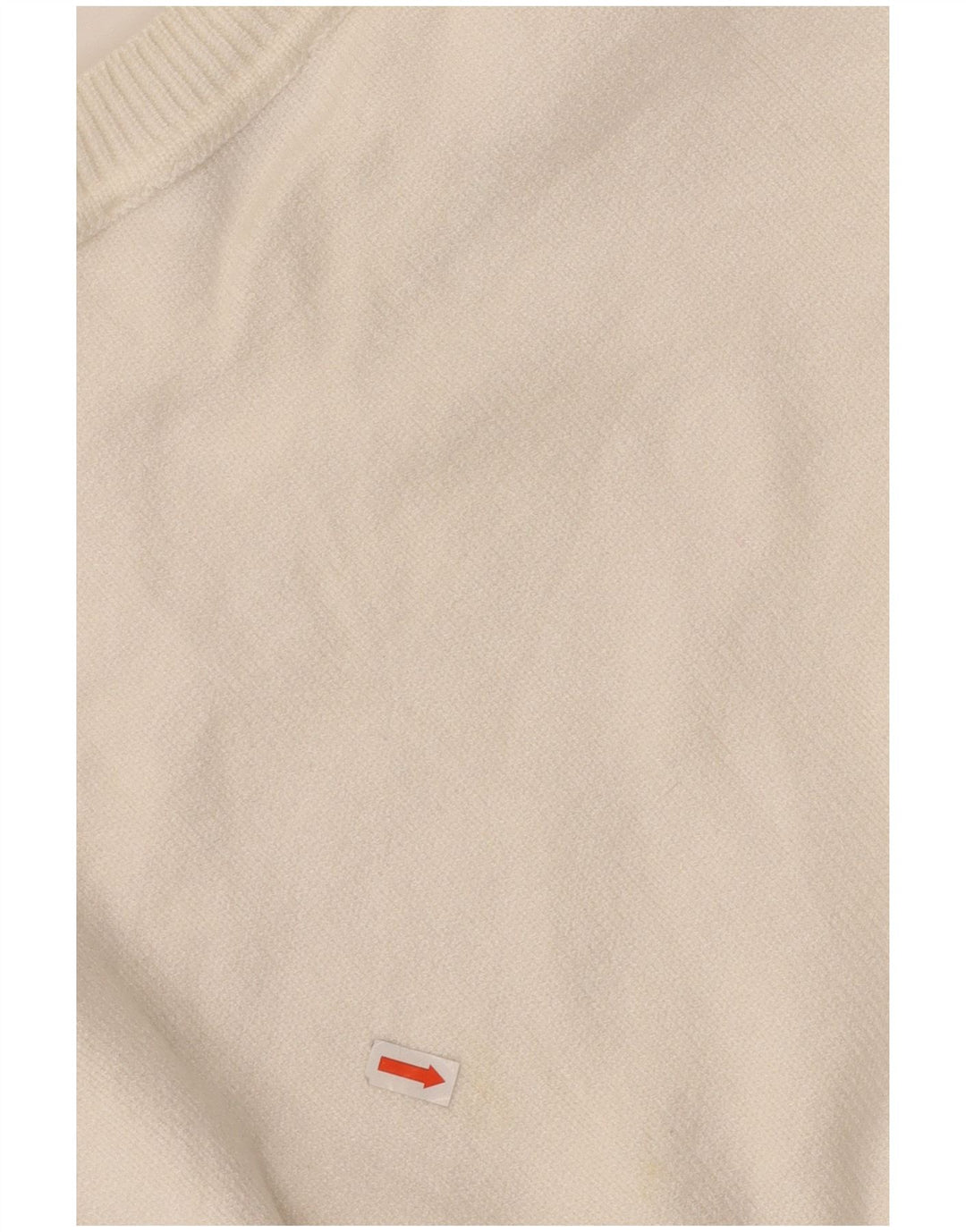 Γυναικείο πουλόβερ ZARA Crew Neck Jumper UK 14 Medium White Viscose