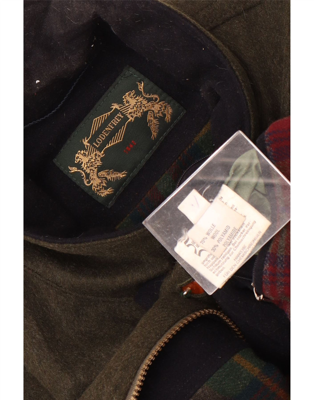 LODENFREY Ανδρικό Utility Μπουφάν IT 50 Large Green Wool