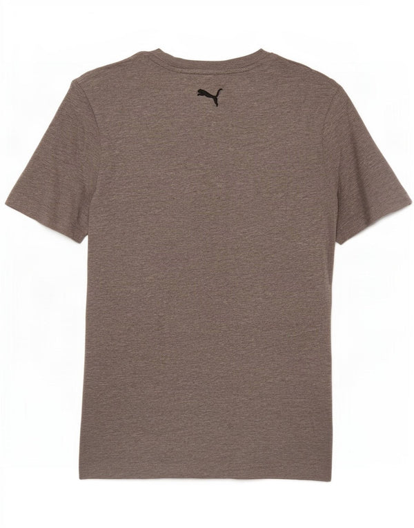 Ανδρικό γραφικό μπλουζάκι Puma Top Small Grey Flecked