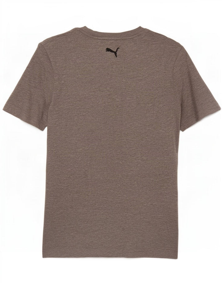 Ανδρικό γραφικό μπλουζάκι Puma Top Small Grey Flecked
