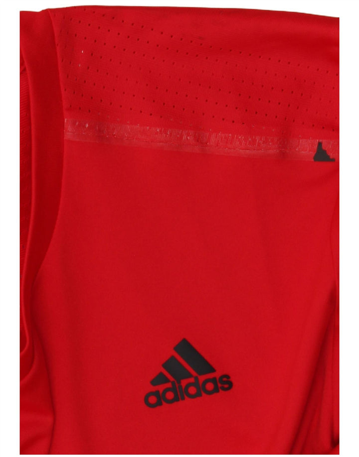 Ανδρικό T-Shirt Adidas Climacool Top XL Red Polyester