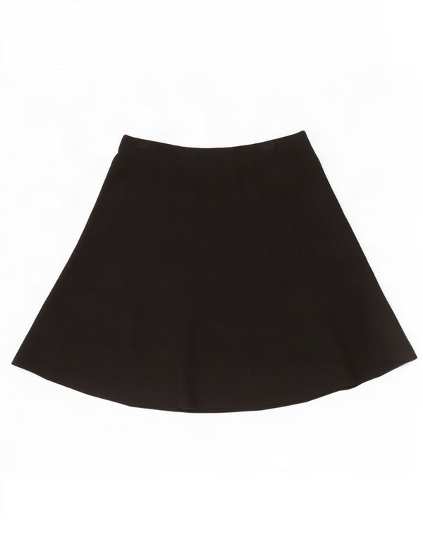 Zara Γυναικεία φούστα A-Line Medium W28 Μαύρη βισκόζη