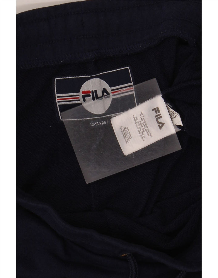 Γραφικό αθλητικό σορτς FILA Boys 13-14 ετών Navy Blue Polyester