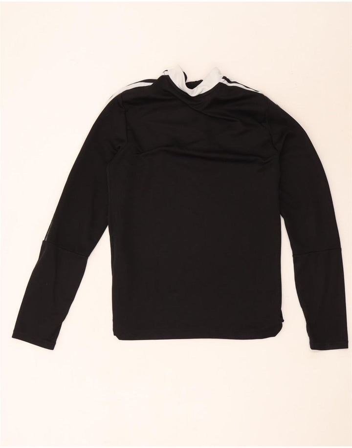 Adidas Boys Aeroready φόρμα πουλόβερ με φερμουάρ 13-14 ετών Μαύρο