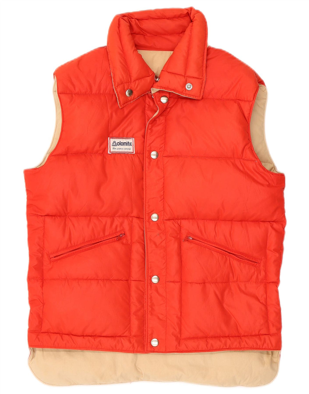 Dolomite Mens Reversible Padded Gilet UK 36 Small Beige