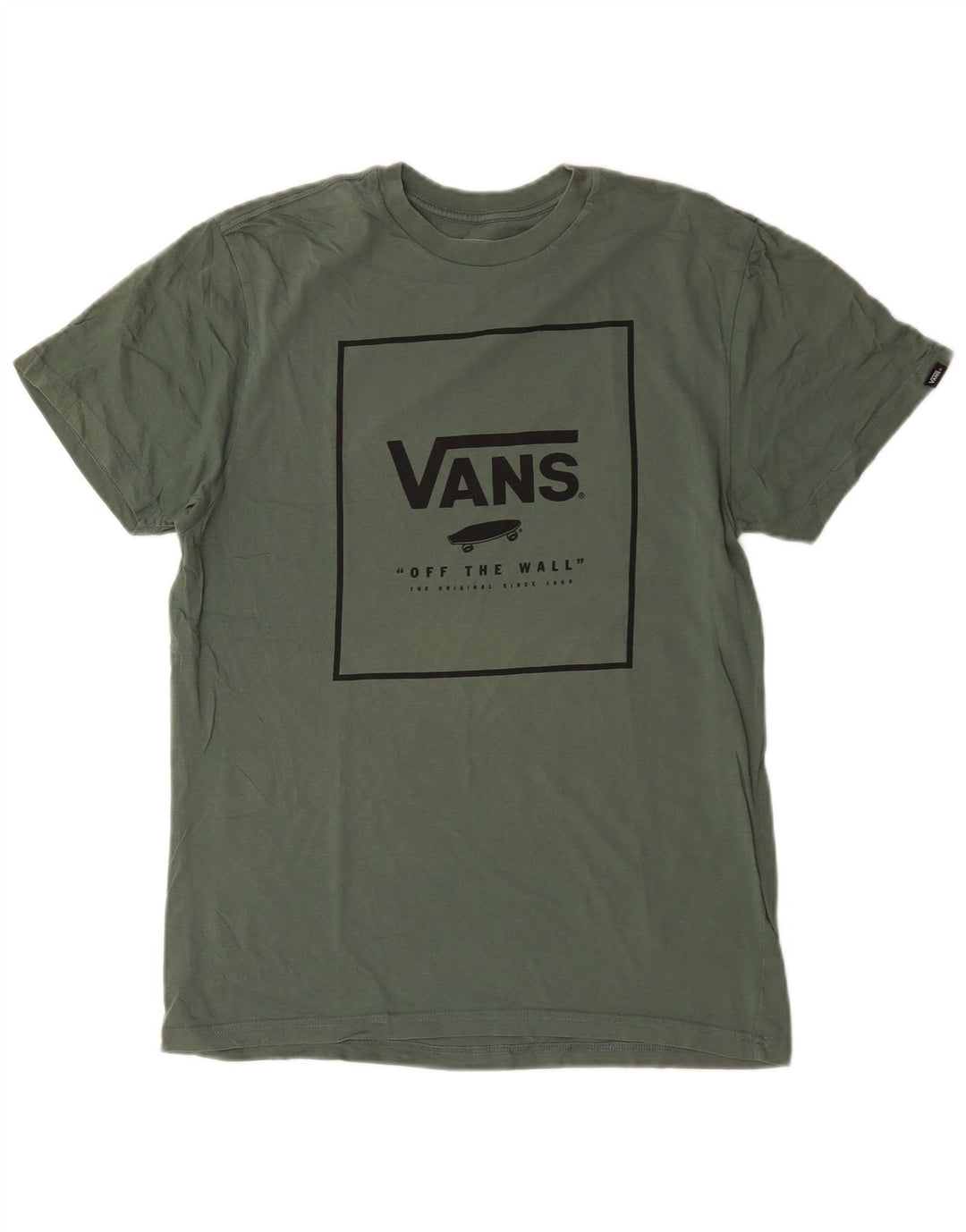 Ανδρικό αντρικό γραφικό μπλουζάκι Vans Τοπ μεσαίο πράσινο βαμβακερό