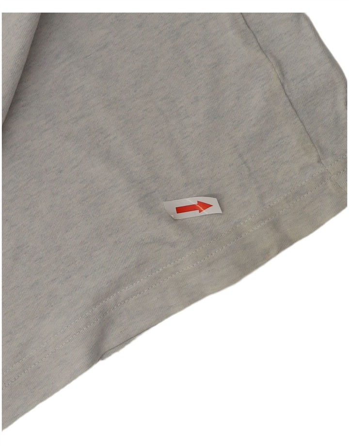 Ανδρικό T-Shirt Crew Clothing Top Μεσαίο γκρι βαμβακερό