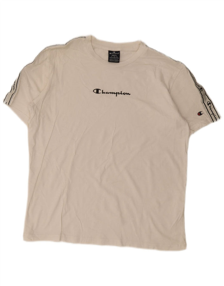 Ανδρικό γραφικό T-Shirt Champion Top Small White Colourblock