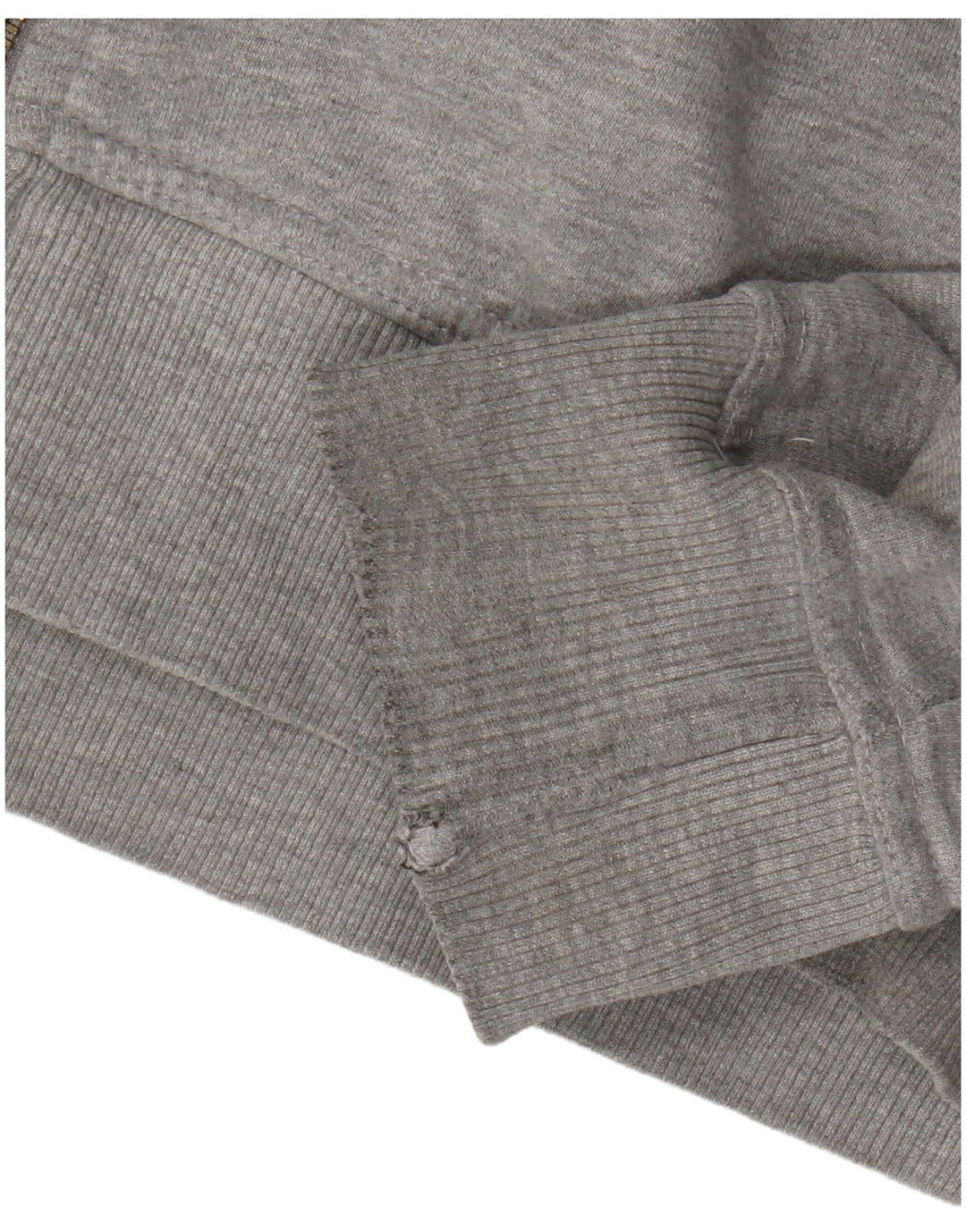 Ανδρικό πουλόβερ με κουκούλα με φερμουάρ Crew Clothing, μεγάλο γκρι βαμβακερό